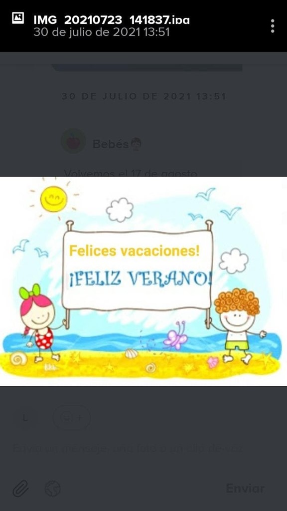 Cerrado por vacaciones