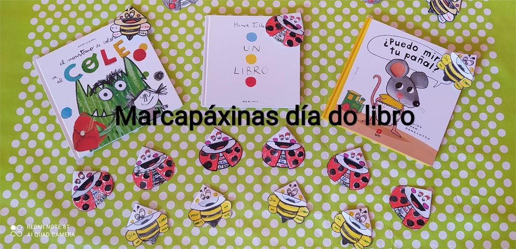 Marcapáxinas do día do libro